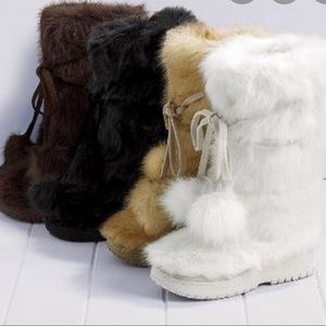 Colin Stuart Faux Fur Boots